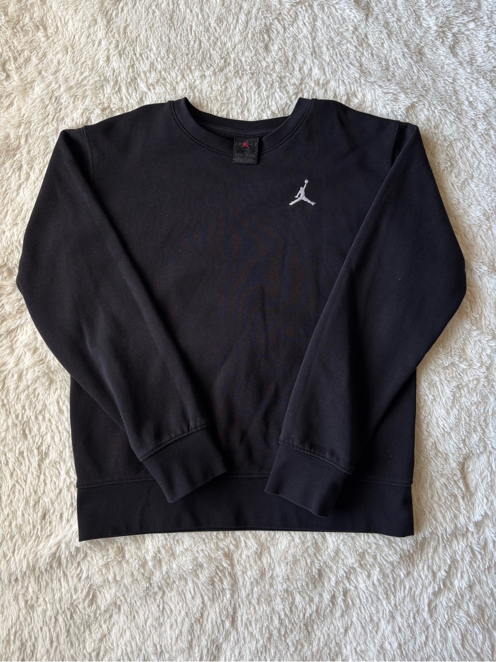Jordan Black Sweatshirt with Jumpman Logo